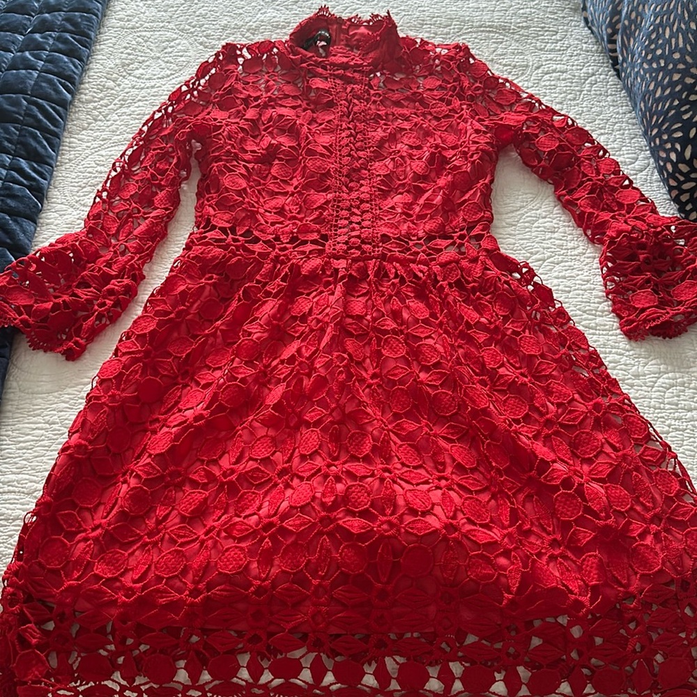 Red dress